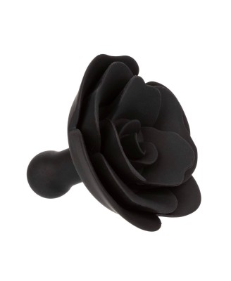 Removable Rose Gag - Czarny Knebel Kulka - Róża