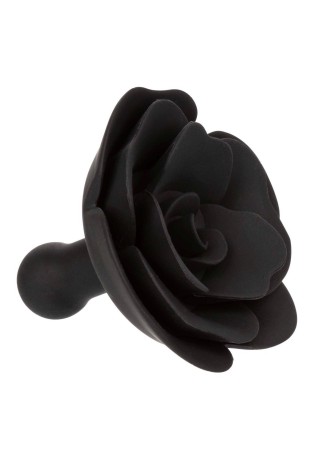 Removable Rose Gag - Czarny Knebel Kulka - Róża
