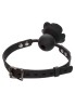 Removable Rose Gag - Czarny Knebel Kulka - Róża