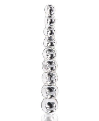 ToyJoy Frozen Fountain - Transparentne Szklane Dildo