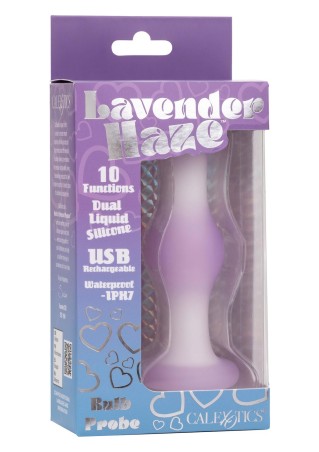 Lavender Haze Bulb Probe - Fioletowy Wibrujący Korek Analny