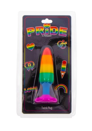 Twink Plug Medium Rainbow - Korek Analny