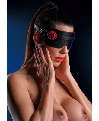 Taboom Wild Roses Blindfold - Czarna Opaska na Oczy