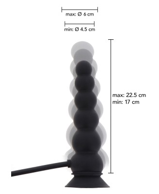 Hidden Desire Extreme Inflatable Suction Base Plug - Expert