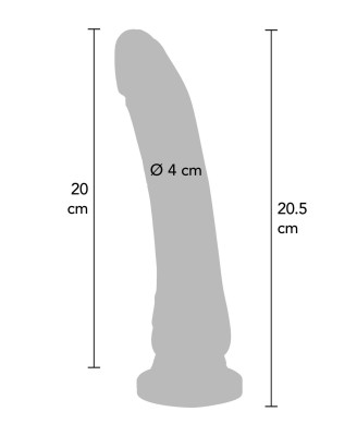 Dong 8 inch Light skin tone - Realistyczne Dildo