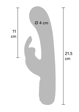 Exciting Rabbit Vibrator Purple - Wibrator Króliczek