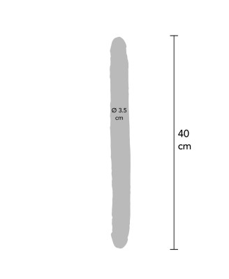 Double Dong 16 inch - Realistyczne Cieliste Podwójne Dildo 