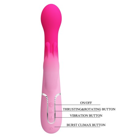 PRETTY LOVE - Dejon, 7 vibration functions 4 rotation functions 4 thrusting settings