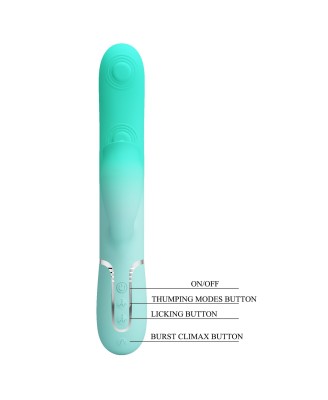PRETTY LOVE - Gigi,7 thumping functions 7 licking modes, Silicone