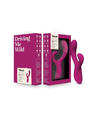 BLUSH QUINN RABBIT VIBRATOR BURGUNDY