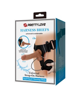 PRETTY LOVE - Oher - Zestaw StrapOn z Wytryskiem