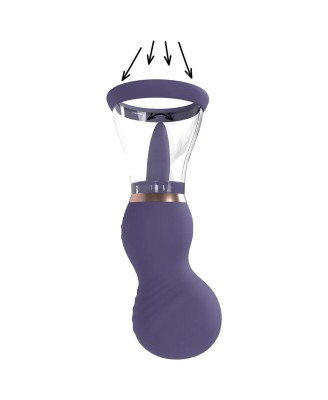 Sensual - Rechargeable Vulva and Breast Pump - Purple