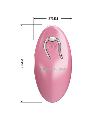 PRETTY LOVE - CAYLEY, WATERPROOF, ABS, 10 VIBRATIONS, REMOTE CONTROL