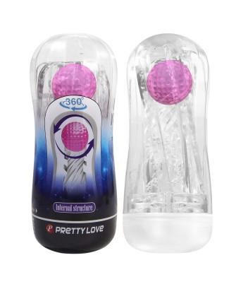 PRETTY LOVE - VACUM MASTURBATOR, WATERPROOF, TPE