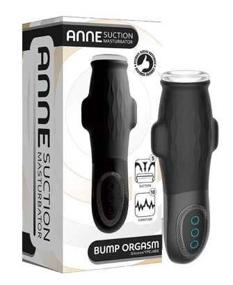 Anne Suction Massager - Wibrujący Masturbator - 10 poziomów wibracji