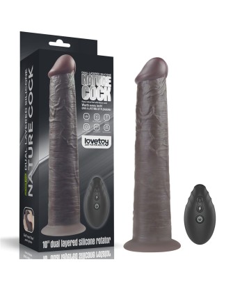 10'' Dual Layered Platinum Silicone Rotator