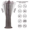 10'' Dual Layered Platinum Silicone Rotator