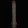 14.5'' Dual Layered Bendable Silicone Cock XXL(Black)