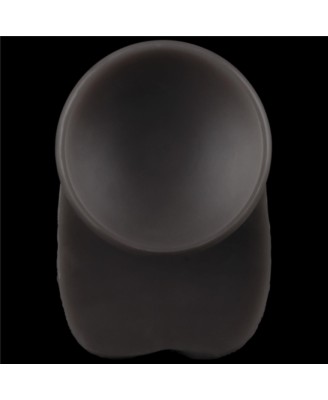 Lovetoy Dual Layer Bendable - Realistyczne Czarne Dildo XXL - 40 cm