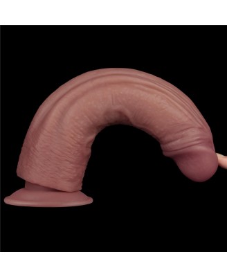 Lovetoy Dual-density Power Cock - Realistyczne Cieliste Dildo z Wibratorem - 27 cm