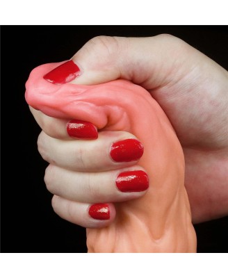 LoveToy 9.5" Nature Cock - Silikonowe Dildo ze strukturą Stymulującą - 24 cm