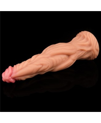 LoveToy 9.5" Nature Cock - Silikonowe Dildo ze strukturą Stymulującą - 24 cm