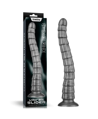 LoveToy 14.5" King Sized Vibrating Vibrax Slider - Dildo XXL z Wibratorem - 37 cm