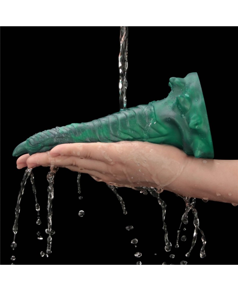 Savage Charm Double-Claw Vibrating Silicone Dildo