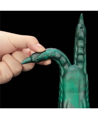 Savage Charm Double-Claw Vibrating Silicone Dildo