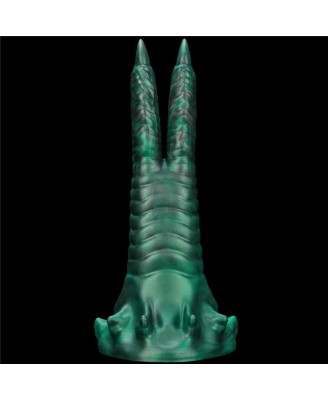 Savage Charm Double-Claw Vibrating Silicone Dildo