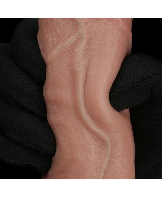 LoveToy 9'' Dual Layered Silicone Cock - Realistyczne Silikonowe Dildo - 23 cm