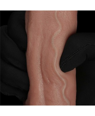 LoveToy 9'' Dual Layered Silicone Cock - Realistyczne Silikonowe Dildo - 23 cm