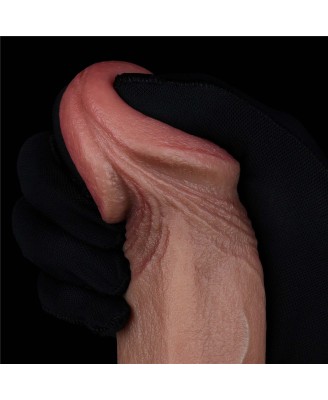LoveToy 9'' Dual Layered Silicone Cock - Realistyczne Silikonowe Dildo - 23 cm