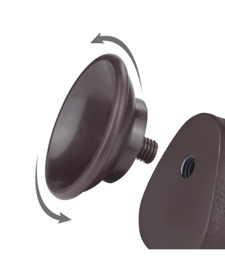 9.5'' Sliding Skin Dual Layer Dong Black