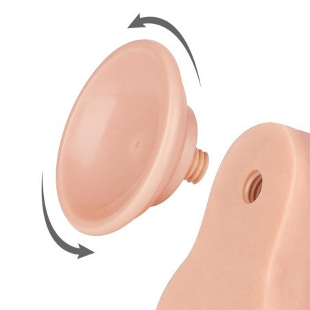 8.5'' Sliding Skin Dual Layer Dong Flesh