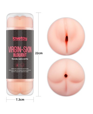 LoveToy Virgin-  Skin Blowout Stroker Vagina and Ass - Masturbator Anal / Pochwa
