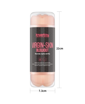 LoveToy Virgin-  Skin Blowout Stroker Vagina and Ass - Masturbator Anal / Pochwa