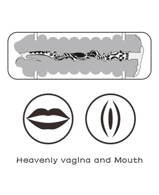 LoveToy Virgin-Skin Blowout Stroker Vagina and Mouth - Masturbator Usta / Pochwa
