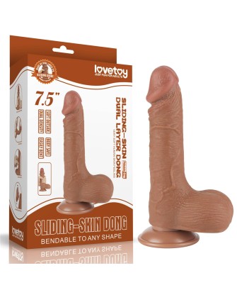 7.5'' Sliding Skin Dual Layer Dong Brown