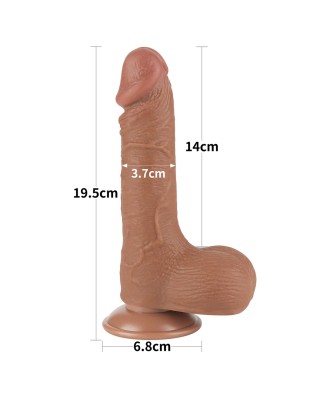7.5'' Sliding Skin Dual Layer Dong Brown