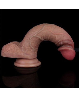 LoveToy Dual Layered Silicone Cock - Realistyczne Cieliste Dildo - 19 cm
