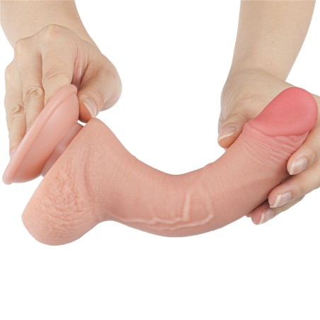 7.5'' Sliding Skin Dual Layer Dong Flesh