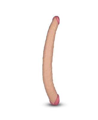 LoveToy Double Dildo - Cieliste Podwójne Dildo - 35 cm