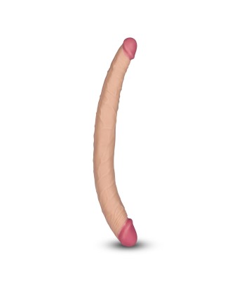 LoveToy Double Dildo - Cieliste Podwójne Dildo - 35 cm