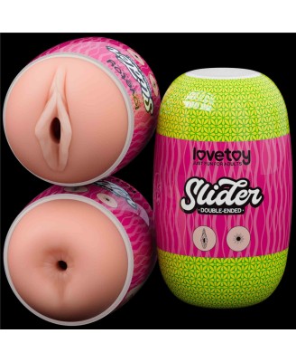 Slider Double-Ended Masturbator Sztuczne Pochwa / Anal