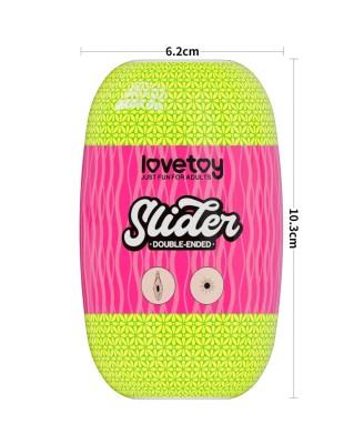 Slider Double-Ended Masturbator Sztuczne Pochwa / Anal