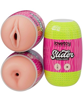 Slider Double-Ended Masturbator Sztuczne Pochwa / Anal