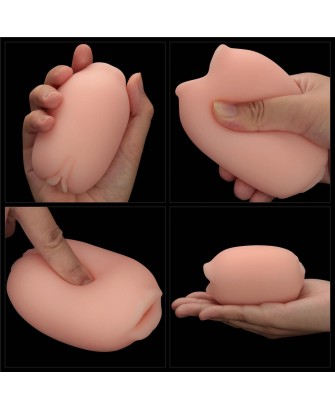 Slider Double-Ended Masturbator Mouth and Vagina