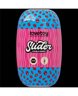 Slider Double-Ended Masturbator Sztuczne Usta / Wagina