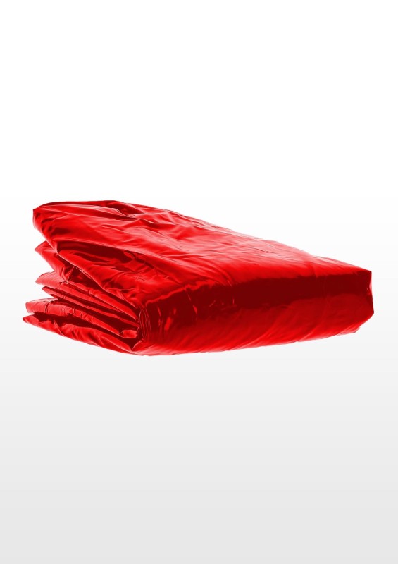Wet Play King Size Bedsheet Red